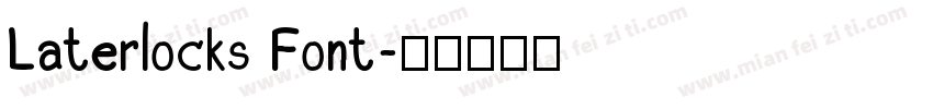 Laterlocks Font字体转换
